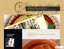 Tablet Screenshot of postcardsfromsanantonio.com